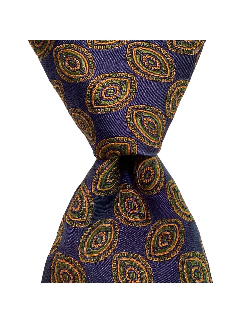Robert Talbott Estate Men's 100% Silk Necktie Luxury Geometric Blue/Green NEW